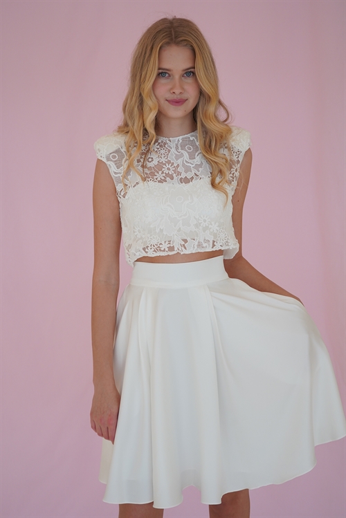 Konfirmationskjole Eva Top med Majken Skørt