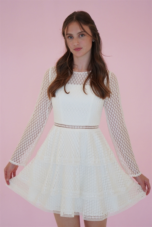 Konfirmationskjoler - Celina i delikat blonde